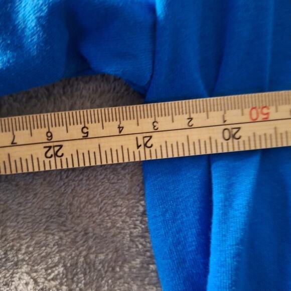 Under Armour T-Shirt Large Blue Loose Graphic Tee Short Sleeve Cotton Blend - Picture 7 of 7